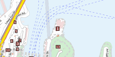 Opera House Stadtplan